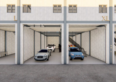 Lagerbox mit idealer Zufahrt und Zugang – flexible Nutzung für Fuhrpark oder Materiallagerung in Halle